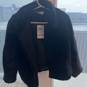 Little Girls Faux Fur Jacket size 5